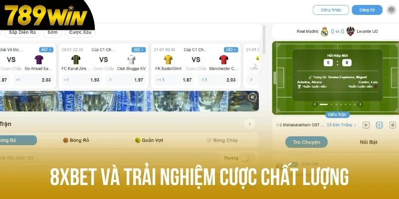 8Xbet và trải nghiệm cược chất lượng 8Xbet và trải nghiệm cược chất lượng