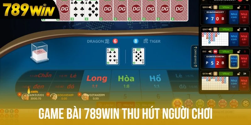 Game bài 789win thu hút người chơi Game bài 789win thu hút người chơi